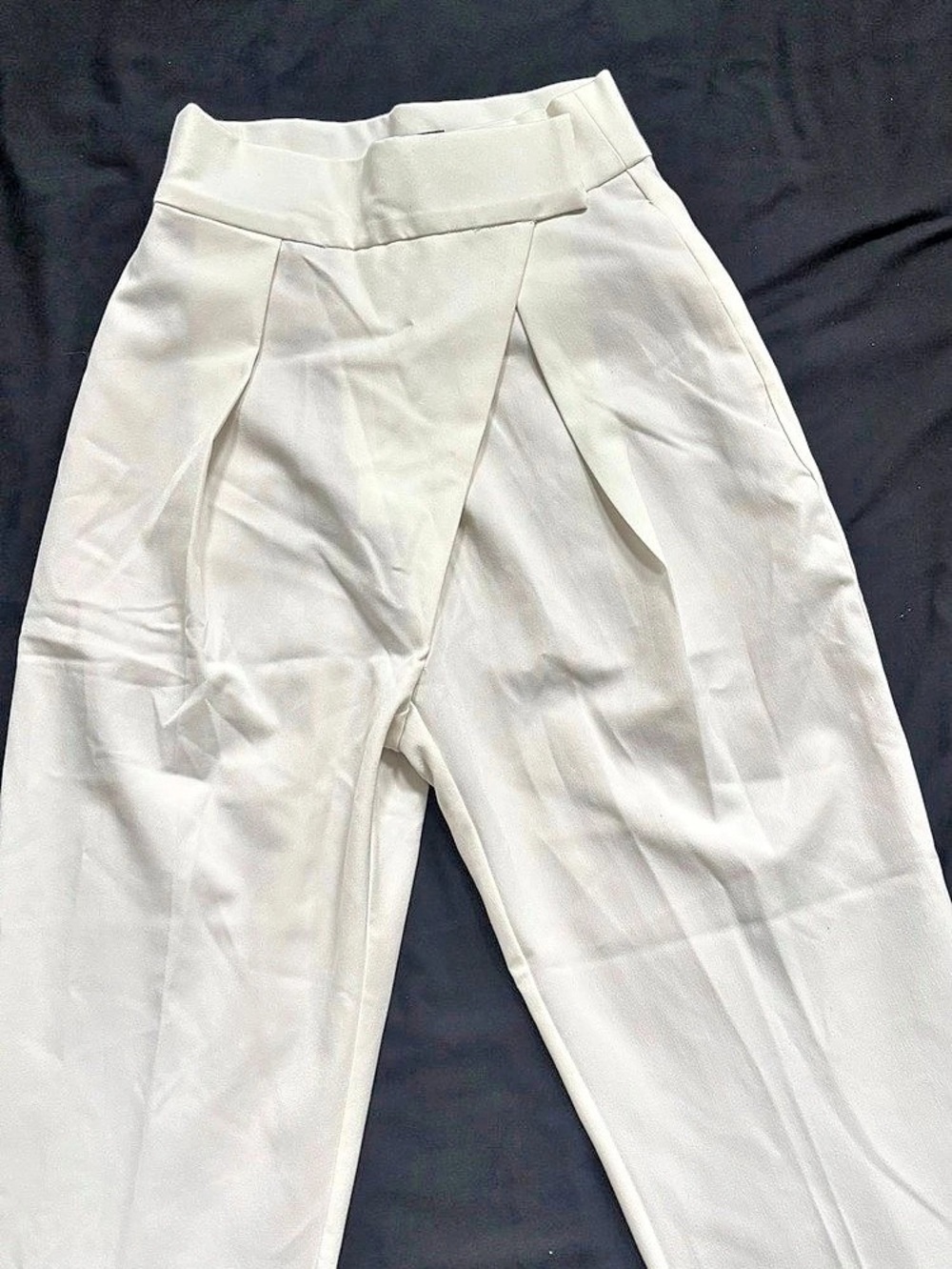 JUXLABEL Wide Leg Trousers in White NWT